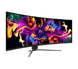 MSI MPG 491CQPX QD-OLED, 0.03ms, 240Hz, OLED, 5120 x 1440 (DQHD), 32:9, CURVE 1800R, G-Sync Compatible, HDR True Black 400, 450 nits, 99% DCI-P3, AR, DP(1.4a), 2xHDMI 2.1, 1xTypeC DP alt. w/PD (98W), USB Hub, Heigh Adj., VESA, Black, 10.6kg