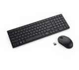 Dell Pro Compact Silent Keyboard and Mouse - KM555 - US International (QWERTY)