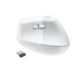 Logitech Lift Vertical Ergonomic Mouse for Business, Off-white