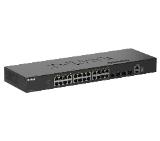 D-Link 24 Ports GE + 4 Ports 10G SFP+ Smart Managed Switch