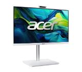 Acer Aspire C24-A, 23.8'' FHD IPS AiO 120Hz Intel Core i5-13420H (up to 4.60GHz, 12MB), 16GB DDR4 (1 slot free), 1TB SSD, no DVD, Intel UHD, HDMI, USB 3.2, USB 2.0, Type-C, RJ-45, WiFi 6E, Glan, SD reader, Ergo stand, Cam+mic., KBD& Mouse, NO OS, White