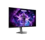 AOC AG276UZD, 26.5" QD-OLED, 3840x2160@240Hz, 0.03ms GtG, 1000cd m/2, 1.500.000:1, 80M:1 DCR, Adaptive Sync, FlickerFree, LowBlue Mode, 5Wx2, Tilt, Height Adjust, Pivot, Swivel, 2xHDMI, DP, USB hub, KVM