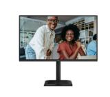 AOC 27E4U, 27" IPS WLED, 1920x1080@120Hz, 4ms GtG, 300cd m/2, 1500:1, 20M:1 DCR, Adaptive Sync, FlickerFree, Anti Blue Light, 2Wx2, Tilt, Height Adjust, Pivot, Swivel, D-SUB, HDMI, USB Hub