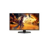 AOC Q25G4SR, 24.5" IPS WLED, 2560x1440@300Hz, 1ms GtG, 0.3ms MPRT, 400cd m/2, 1000:1, 80M:1, Adaptive Sync, FlickerFree, Low Blue Light, 2Wx2, Tilt, Height Adjust, Pivot, Swivel, 2xHDMI, DP