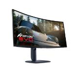 Dell Alienware AW3425DW , 34.2" CURVED QD-OLED 21:9 ,0.03ms GTG, WQHD (3440x1440), 240Hz, 1,500,000:1, 1000cd/m2, NVIDIA G-SYNC Compatible, AMD FreeSync Premium, HDR 400, 99.30% DCI-P3, HDMI, DP, USB, PIP, PBP, Height Adjustable, Swivel, Tilt, Black