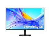 Samsung LS37D800UA 37" VA LED ViewFinity S8 S80UD UHD 16:9 350:1 5ms , USB-C 90W, 3xUSB, HDMI Ethernet  Black