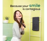 Beurer SC 30 Jet Black, Electric Sonic Toothbrush, up to 80,000 mov/min, 4 cleaning programs: Clean, White, Polish, Gum Care, Int. 2-min. timer, Incl. 2 toothbrush heads and USB-C charging cable, 15 days of battery life