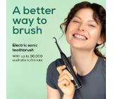 Beurer SC 50 midnight ink, Electric Sonic Toothbrush, up to 80,000 mov/min, 5 cleaning programs: Clean, Sensitive, Polish, Gum Care, Whiten, Pressure sensor , 2-min. timer, Incl. 2 toothbrush heads and magnetic charging plate, 22 days of battery life