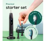 Beurer SC 50 midnight ink, Electric Sonic Toothbrush, up to 80,000 mov/min, 5 cleaning programs: Clean, Sensitive, Polish, Gum Care, Whiten, Pressure sensor , 2-min. timer, Incl. 2 toothbrush heads and magnetic charging plate, 22 days of battery life