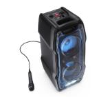 Sharp Speakers PS-931, Xparty SING Party  2x6.5" speaker drivers + 2x2" tweeters, max 180 W, 13h play time by built in battery, Splashproof (IPX4), True wireless Stereo, 3.5mm Aux-in and USB MP3 playback with charging, BT 5.3