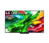 LG 75QNED87A3B, 75" 4K QNED MiniLED  HDR Smart TV, 100Hz, 3840x2160, DVB-T2/C/S2, A8 AI Processor 4K, HDR 10, webOS 25 ThinQ,  FreeSync, VRR 120Hz, Multi View, 4K Upscaling, Wi-Fi 6, Voice Controll, Bluetooth 5.3, AirPlay 2, CI, HDMI eARC, SPDIF, Cresce