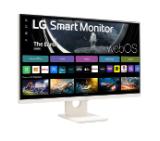 LG 27U511SA-W, 27" IPS Smart webOS23, 100Hz, 5ms, 1300:1, 250cd/m, FHD 1920x1080, ThinQ, sRGB 99%, HDR 10, HDMI, USB, Bluetooth, AirPlay 2, Speacers 5W x 2, Tilt, White