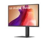 LG 27U730A-B, 27" UltraFine UHD, IPS 4K , 5ms, 1000:1, 300cd/m2, 3840 x 2160, DCI-P3 90%, HDR 10, HDMI, USB-C, PD- 90 W, DisplayPort, Reader mode, Dynamic Action Sync, Tilt, Height (Range), Swivel, Speacers 2x5W, LG Switch, Black