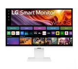 LG 32U850SA-W, 31.5" IPS Smart webOS, Web cam, 5ms, 1000:1, 400cd/m, DCI-P3 95%, 4K UHD (3840x2160), ThinQ, HDR 10, HDMI, USB Type-C-PD 90W, Wi-Fi B/in, ThinQ, LG Switch, AirPlay 2, Voice control, Bluetooth, Speacers 5W x 2, LG Switch, Height Adjustabl