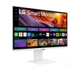 LG 32U850SA-W, 31.5" IPS Smart webOS, Web cam, 5ms, 1000:1, 400cd/m, DCI-P3 95%, 4K UHD (3840x2160), ThinQ, HDR 10, HDMI, USB Type-C-PD 90W, Wi-Fi B/in, ThinQ, LG Switch, AirPlay 2, Voice control, Bluetooth, Speacers 5W x 2, LG Switch, Height Adjustabl