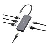 Verbatim USB-C Essentials Multiport Hub 6 Port with RJ45