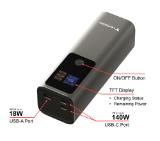 Verbatim Charge 'n' Go Power Bank 27000mAh 183W Grey