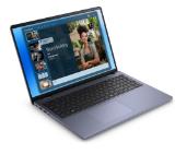 Dell 16 DC16251, Intel Core 7 150U (10 cores, up to 5.4 GHz), 16.0" FHD+(1920x1200) AG, 300nits, 16GB, 2x8GB, DDR5, 5200 MT/s, 1TB M.2 PCIe, NVIDIA MX570A with 2GB GDDR6, Cam, FPR, Wi-Fi 6E, Backlit Kb, Win 11 Pro, Midnight Blue, Aluminium 3Y PS