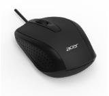 Acer Wired Optical Mouse, Black (Bulk pack)