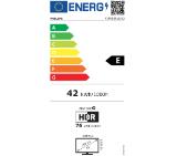 Philips 43PUS8010/12, 43" 4K UHD LED, 3840x2160p, 60Hz, DVB-T/T2/T2-HD/C/S/S2, 60Hz, Ambilight 3, Pixel Precise UHD, HDR+, Titan OS, Dolby Atmos & DTS:X, 3*HDMI, 2*USB, VRR, 802.11ac, BT 5.2, 20W RMS, Black