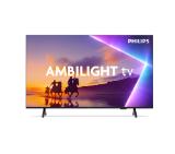 Philips 50PUS8510/12, 50" 4K Ultra HD QLED, 3840x2160p, DVB-T/T2/T2-HD/C/S/S2, 60Hz, Ambilight 3, Pixel Precise UHD, 90% DCI, HDR+, Titan OS, Dolby Atmos, Dolby Digital, VRR, 3*HDMI, 2*USB, 802.11ac, 20W RMS, Black