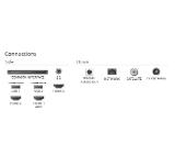 Philips 50PUS8510/12, 50" 4K Ultra HD QLED, 3840x2160p, DVB-T/T2/T2-HD/C/S/S2, 60Hz, Ambilight 3, Pixel Precise UHD, 90% DCI, HDR+, Titan OS, Dolby Atmos, Dolby Digital, VRR, 3*HDMI, 2*USB, 802.11ac, 20W RMS, Black