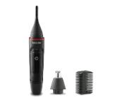 Beurer MN3X mini trimer; For trimming and shaping eyebrow, nose and ear hairs; 2 attachments and extra comb attachment 3/6 mm; Splash-proof (IPX4)