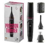 Beurer MN3X mini trimer; For trimming and shaping eyebrow, nose and ear hairs; 2 attachments and extra comb attachment 3/6 mm; Splash-proof (IPX4)