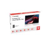 Verbatim Portable 13.3"  WUXGA Touch Monitor ALU with Wireless Power Supply incl. Power Bank 5000mAh
