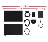 Verbatim Portable 13.3"  WUXGA Touch Monitor ALU with Wireless Power Supply incl. Power Bank 5000mAh