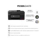 Canon PIXMA G4470 All-In-One, Black + Canon GI-41 BK