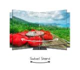 Thomson Smart UHD TV 43"; Google TV; 3840 x 2160 (4K UHD), 4000:1, DLED, 60 Hz, DVB-T/T2/C/S/S2, HDR10, Wi-Fi, Bluetooth, LAN, HDMI 2 (2.0) + 2 (2.1), USB 2 (2.0) + 1 (3.0),Central Swivel Stand, Black