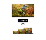 Thomson Smart UHD TV 55"; Google TV; 3840 x 2160 (4K UHD), 5000:1, DLED, 60 Hz, DVB-T/T2/C/S/S2, HDR10, Wi-Fi, Bluetooth, LAN, HDMI 2 (2.0) + 2 (2.1), USB 2 (2.0) + 1 (3.0), Side Feet, Black