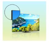 Thomson Smart UHD TV 55"; Google TV; 3840 x 2160 (4K UHD), 4000:1, DLED, 60 Hz, DVB-T/T2/C/S/S2, HDR10, Wi-Fi, Bluetooth, LAN, HDMI 2 (2.0) + 2 (2.1), USB 2 (2.0) + 1 (3.0),Central Swivel Stand, Black