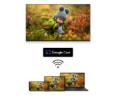 Thomson Smart UHD TV 55"; Google TV; 3840 x 2160 (4K UHD), 4000:1, DLED, 60 Hz, DVB-T/T2/C/S/S2, HDR10, Wi-Fi, Bluetooth, LAN, HDMI 2 (2.0) + 2 (2.1), USB 2 (2.0) + 1 (3.0),Central Swivel Stand, Black