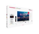 Thomson Smart QLED Plus TV 65"; Google TV; 3840 x 2160 (4K UHD), QLED, 4000:1, 60 Hz, DVB-T/T2/C/S/S2, HDR10, Wi-Fi, Bluetooth, LAN, HDMI 2 (2.0) + 2 (2.1), USB 2 (2.0) + 1 (3.0),Built-in Front Speakers, Central Swivel Stand, Black