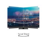 Thomson Smart QLED Plus TV 65"; Google TV; 3840 x 2160 (4K UHD), QLED, 4000:1, 60 Hz, DVB-T/T2/C/S/S2, HDR10, Wi-Fi, Bluetooth, LAN, HDMI 2 (2.0) + 2 (2.1), USB 2 (2.0) + 1 (3.0),Built-in Front Speakers, Central Swivel Stand, Black