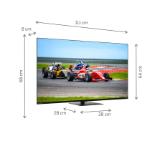 Thomson Smart QLED Pro TV 50"; Google TV; 3840 x 2160 (4K UHD), DLED, 144 Hz, DVB-T/T2/C/S/S2, HDR10, Wi-Fi, Bluetooth, LAN, HDMI 4 (2.1), USB 2 (2.0) + 1 (3.0), Central Swivel Stand, Black