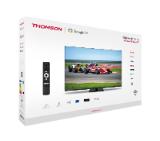 Thomson Smart QLED Pro TV 50"; Google TV; 3840 x 2160 (4K UHD), DLED, 144 Hz, DVB-T/T2/C/S/S2, HDR10, Wi-Fi, Bluetooth, LAN, HDMI 4 (2.1), USB 2 (2.0) + 1 (3.0), Central Swivel Stand, Black