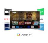 Thomson Smart QLED Pro TV 55"; Google TV; 3840 x 2160 (4K UHD), DLED, 144 Hz, DVB-T/T2/C/S/S2, HDR10, Wi-Fi, Bluetooth, LAN, HDMI 4 (2.1), USB 2 (2.0) + 1 (3.0), Central Swivel Stand, Black
