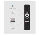 Thomson Smart QLED Pro TV 65"; Google TV; 3840 x 2160 (4K UHD), DLED, 144 Hz, DVB-T/T2/C/S/S2, HDR10, Wi-Fi, Bluetooth, LAN, HDMI 4 (2.1), USB 2 (2.0) + 1 (3.0), Central Swivel Stand, Black