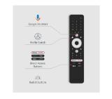 Thomson Smart MiniLED TV 55"; Google TV; 3840 x 2160 (4K UHD), 1500000:1, LED, 144 Hz, DVB-T/T2/C/S/S2, HDR10, Wi-Fi, Bluetooth, LAN, HDMI 4 (2.1), USB 2 (2.0) + 1 (3.0), Central Stand, Black