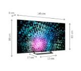 Thomson Smart MiniLED TV 65"; Google TV; 3840 x 2160 (4K UHD), 1500000:1, LED, 144 Hz, DVB-T/T2/C/S/S2, HDR10, Wi-Fi, Bluetooth, LAN, HDMI 4 (2.1), USB 2 (2.0) + 1 (3.0), Central Stand, Black
