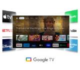 Thomson Smart MiniLED TV 65"; Google TV; 3840 x 2160 (4K UHD), 1500000:1, LED, 144 Hz, DVB-T/T2/C/S/S2, HDR10, Wi-Fi, Bluetooth, LAN, HDMI 4 (2.1), USB 2 (2.0) + 1 (3.0), Central Stand, Black