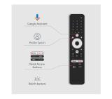 Thomson Smart MiniLED TV 65"; Google TV; 3840 x 2160 (4K UHD), 1500000:1, LED, 144 Hz, DVB-T/T2/C/S/S2, HDR10, Wi-Fi, Bluetooth, LAN, HDMI 4 (2.1), USB 2 (2.0) + 1 (3.0), Central Stand, Black