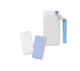 Verbatim Pocket SSD USB 3.2 Gen 2 1TB White/Light Blue incl. two rubber sleeves