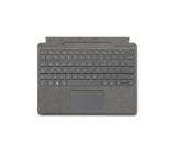 Microsoft Surface Pro Signature Keyboard ONLY Eng Intl CEE Hdwr Commercial Platinum, With Pen Storage & Charging