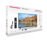 Thomson Smart FHD TV 32"; Google TV; 1920 x 1080 (FHD), DLED, 60 Hz, DVB-T/T2/C/S/S2, Wi-Fi, Bluetooth, LAN, HDMI 3 (1.4), USB 2 (2.0), 12 Volt adapter included, Side Feet, Black