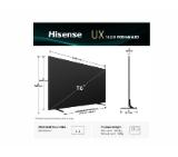 Hisense, 116''  UXQ,RGB Mini-LED, FALD, 165Hz, 3x4000 nits,Quantum Dot, Vidaa, ADS, Black