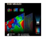 Hisense, 116''  UXQ,RGB Mini-LED, FALD, 165Hz, 3x4000 nits,Quantum Dot, Vidaa, ADS, Black